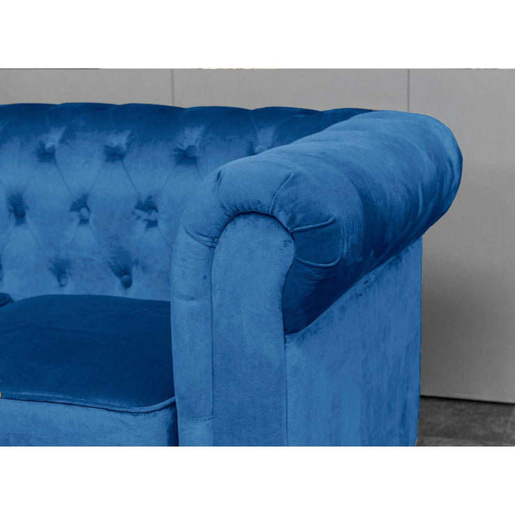 Chesterfield 3 Seater Velvet Sofa