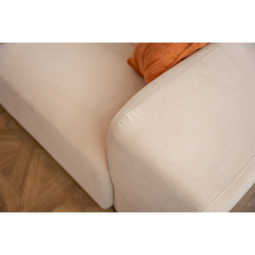 Grande Corduroy 4 Seater Sofa with Corner Chaise