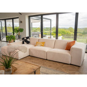 Grande Corduroy 4 Seater Sofa with Corner Chaise