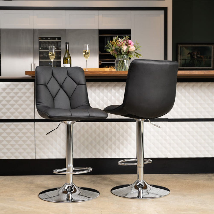 Set Of 2 Carlow PU Bar Stool Bar Chair