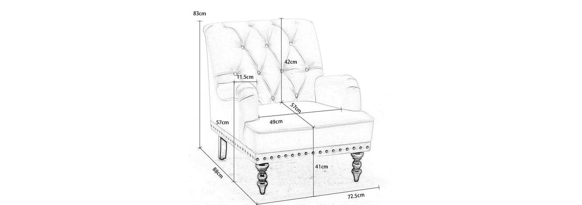 Darwin Velvet Accent Chair in Mustard