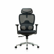 Premium Fabric Blend Ergonomic Office Chair Swivel Computer Task Chair with Headrest