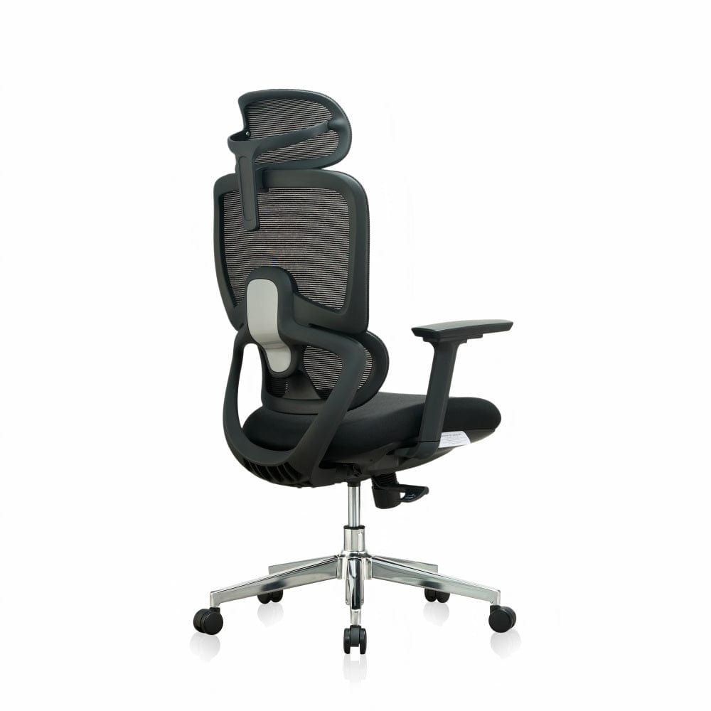 Premium Fabric Blend Ergonomic Office Chair Swivel Computer Task Chair with Headrest
