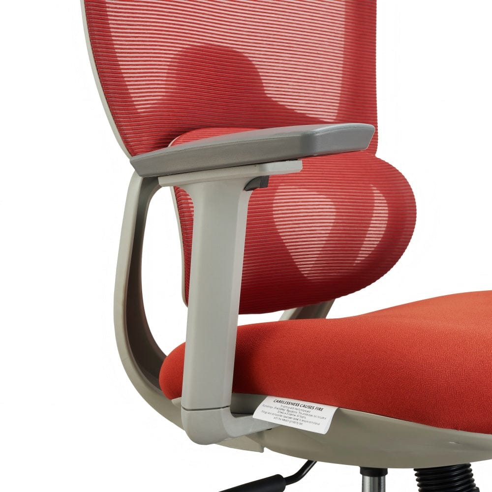 Premium Fabric Blend Ergonomic Office Chair Swivel Computer Task Chair with Headrest