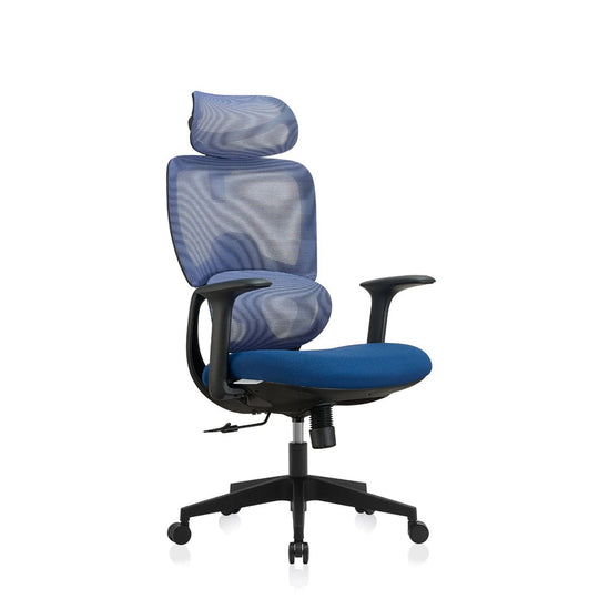 Premium Fabric Blend Ergonomic Office Chair with Headrest Option