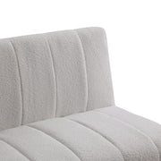 Ellie Boucle Foldable Sofa Bed With Stainless Steel Legs