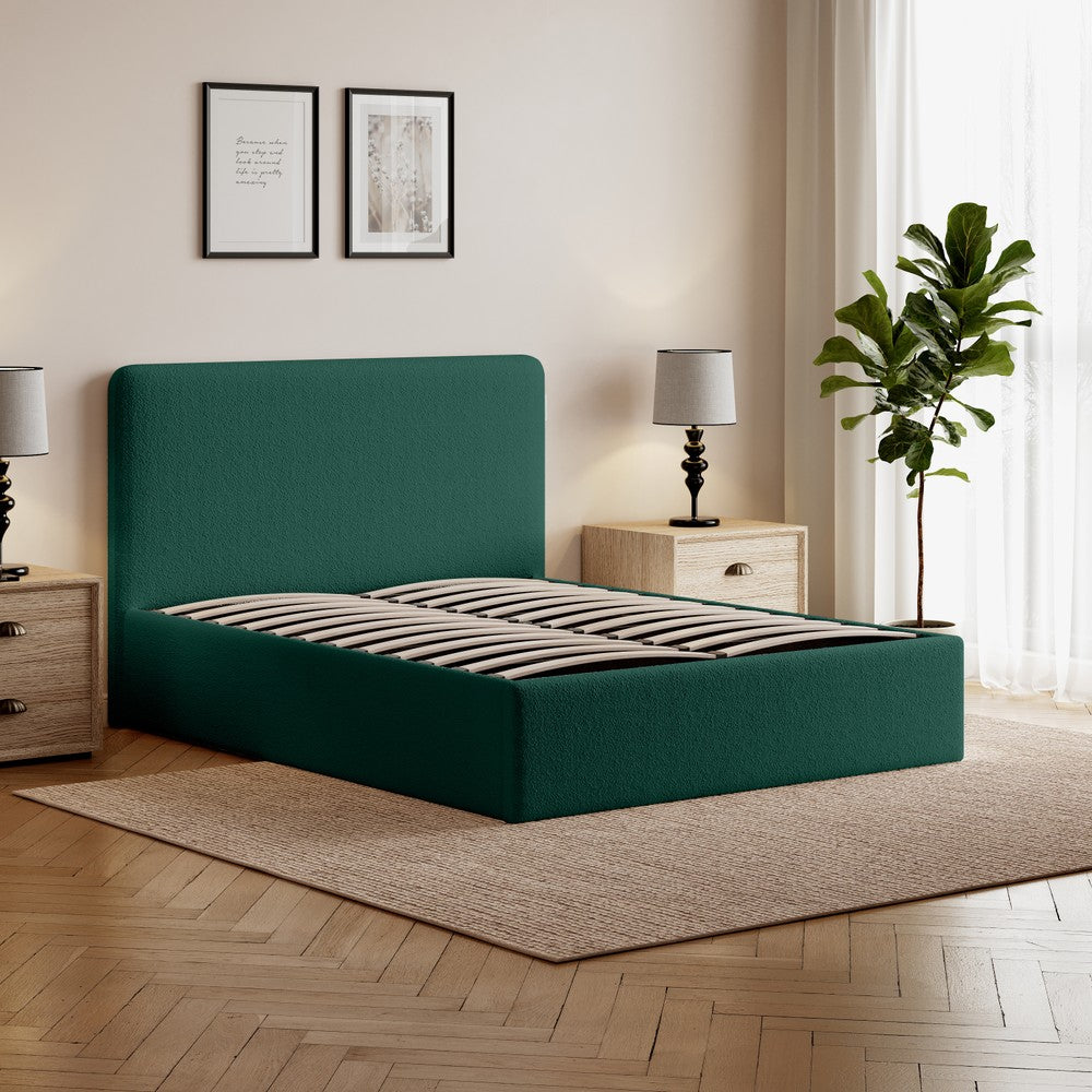 Elvie Ottoman Storage Pneumatic Lift Up Bed Frame Double or King Bed
