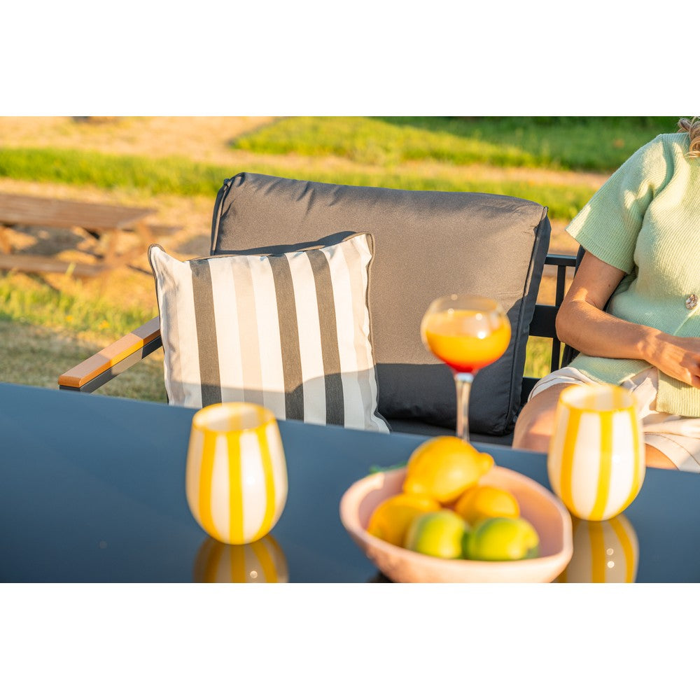 Hamburg 6‑Seater Aluminium Garden Modular Sofa Set with Lifting Up Table