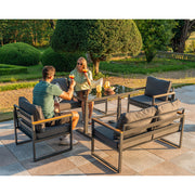Hamburg 6‑Seater Aluminium Garden Modular Sofa Set with Lifting Up Table