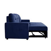 Avery Velvet Reversible Corner Sofa Bed With Storage Chaise