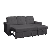Avery Boucle Teddy Fleece Reversible Corner Sofa Bed With Storage Chaise