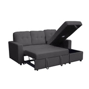 Avery Boucle Teddy Fleece Reversible Corner Sofa Bed With Storage Chaise