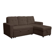 Avery Boucle Teddy Fleece Reversible Corner Sofa Bed With Storage Chaise