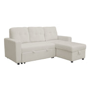 Avery Boucle Teddy Fleece Reversible Corner Sofa Bed With Storage Chaise