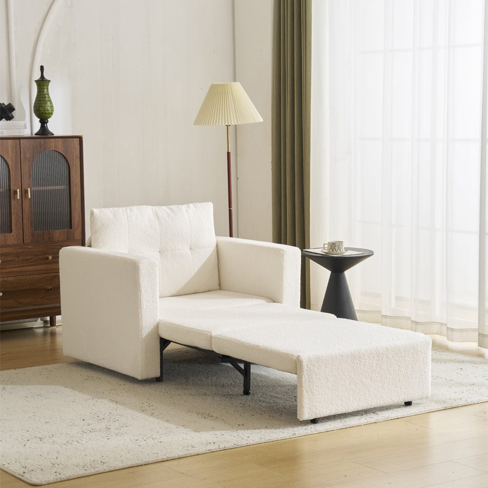 Avery 1 Seater Fold Out Upholstered Sofa Bed