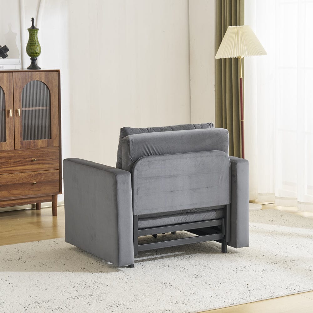 Avery 1 Seater Fold Out Upholstered Sofa Bed