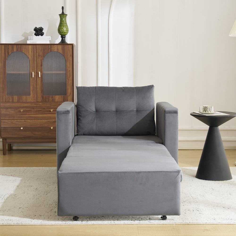 Avery 1 Seater Fold Out Upholstered Sofa Bed
