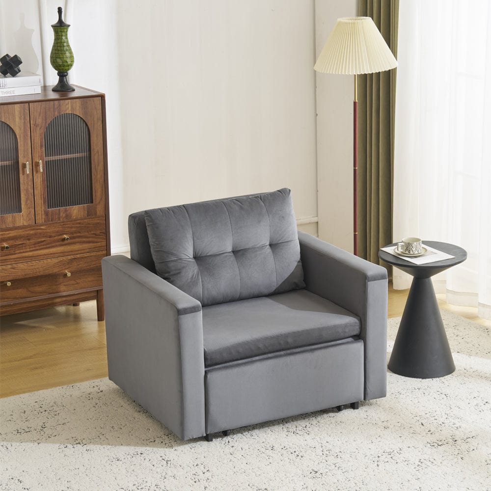 Avery 1 Seater Fold Out Upholstered Sofa Bed