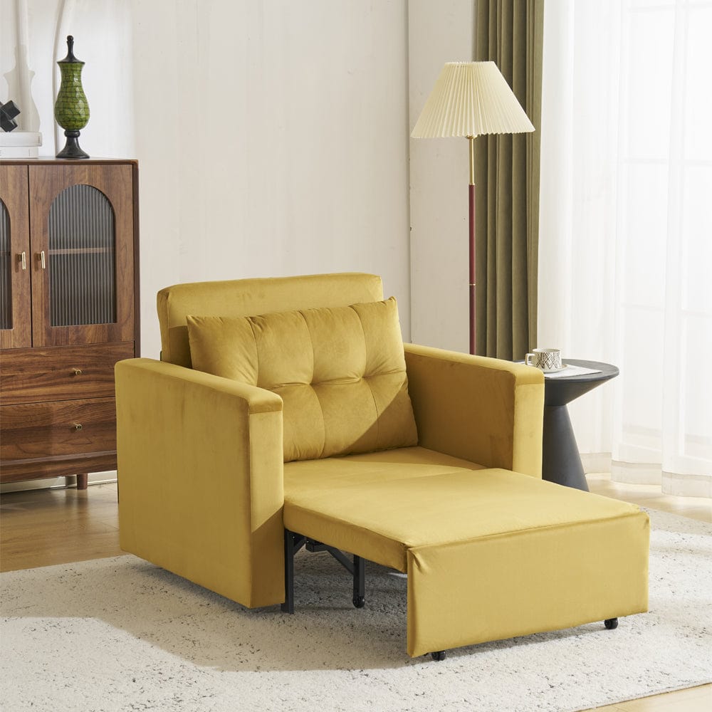 Avery 1 Seater Fold Out Upholstered Sofa Bed