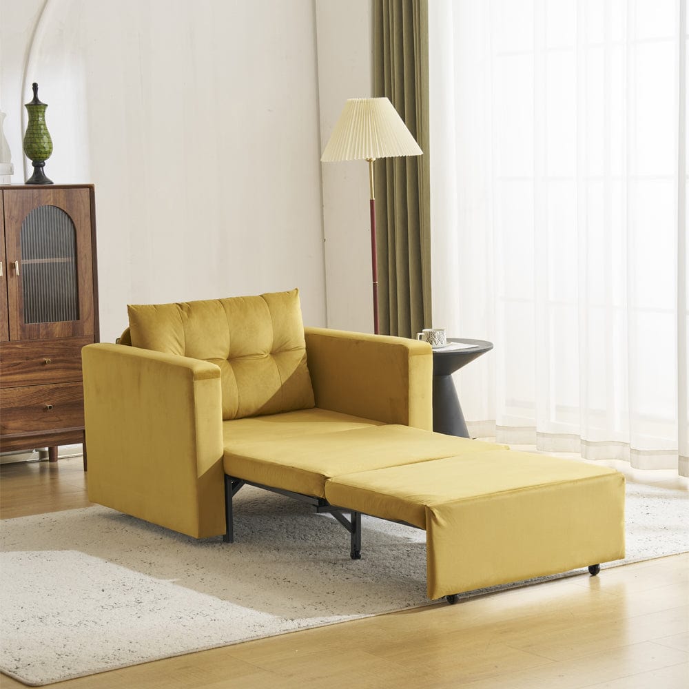 Avery 1 Seater Fold Out Upholstered Sofa Bed