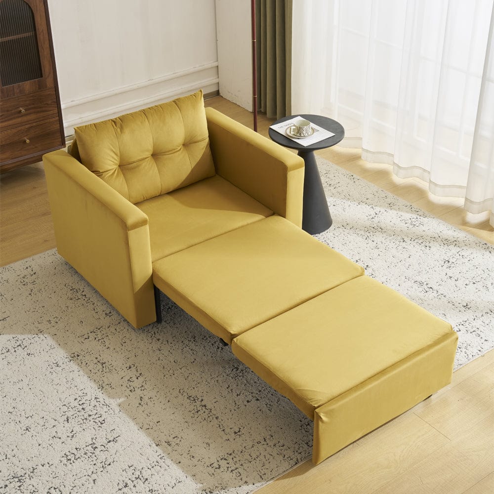 Avery 1 Seater Fold Out Upholstered Sofa Bed