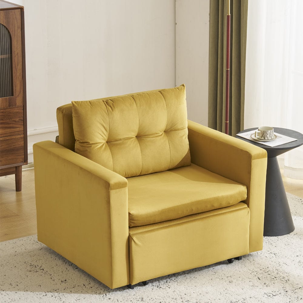 Avery 1 Seater Fold Out Upholstered Sofa Bed