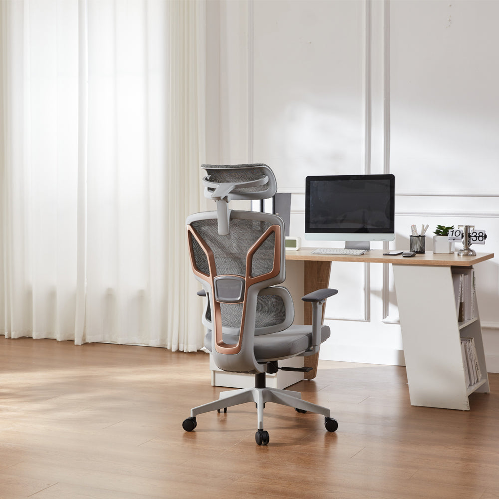 Essential Ergonomic Office Chair Swivel Computer Chair With Headrest