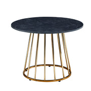 Tábla itheacháin Etta Pedestal Set le 4 Chathaoirleach Velvet