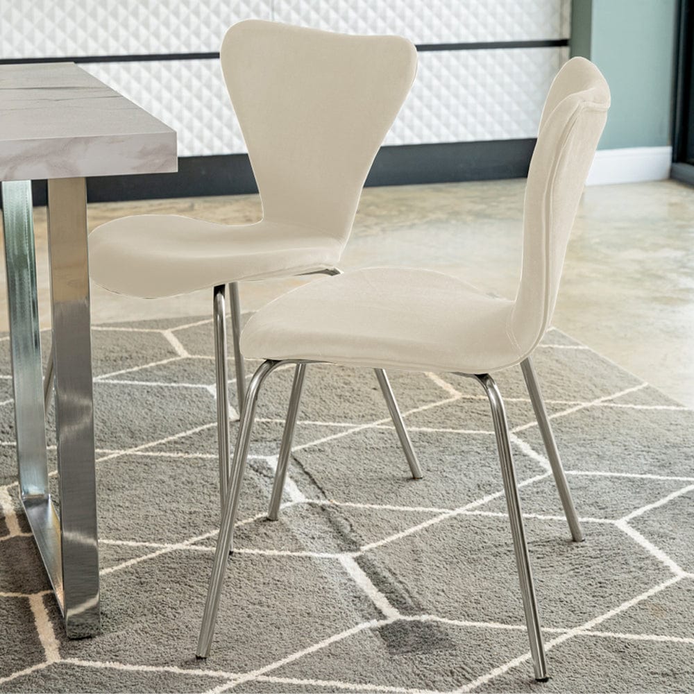 Chrome trestle dining table deals