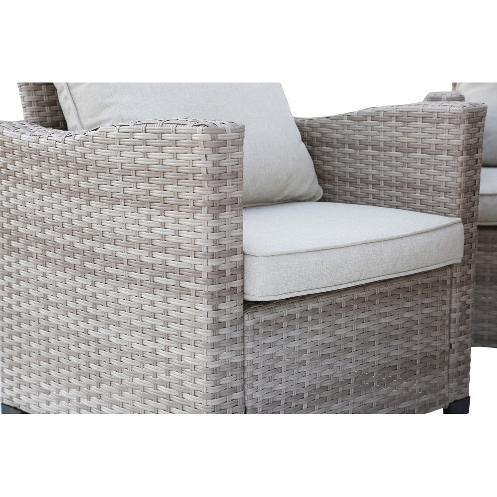 Galle Right Facing 9 Seater Garden Corner Sofa Dining Set With Parasol Hole And Foldable Side Tables