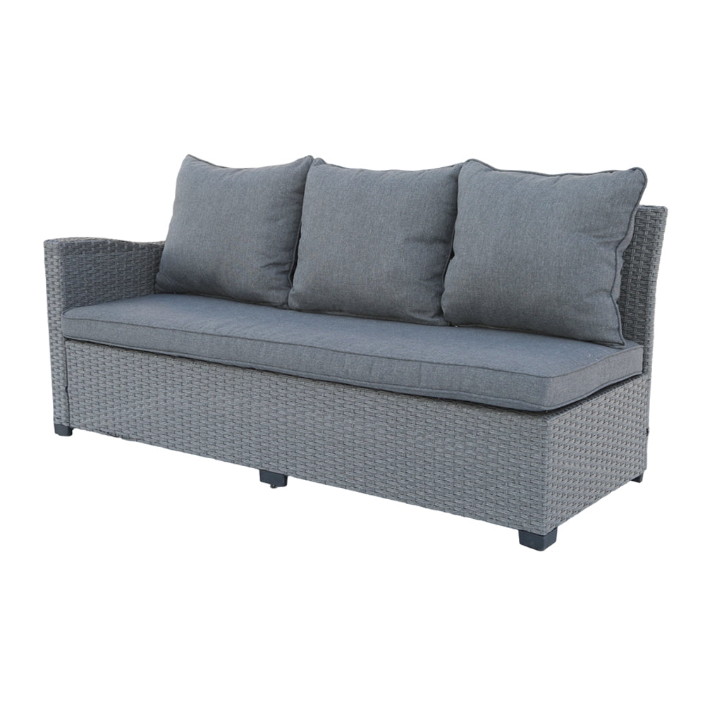 Galle 9 Seater Rattan Garden Furniture With Fire Pit Sofa Set