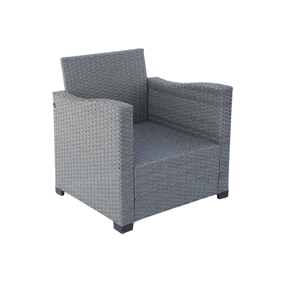 Galle Right Facing 9 Seater Garden Furniture Corner Sofa Fire Pit Set With Foldable Side Tables