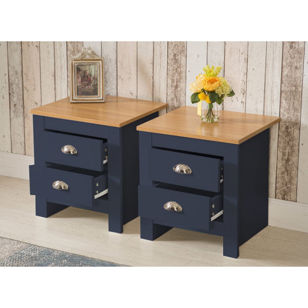 2 bedside tables and cheap chest of drawers set