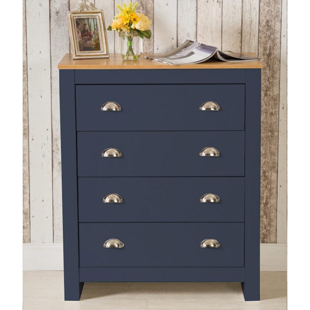 Heritage 3 Piece Bedside Chest Set With 2 Bedside Tables
