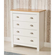 Heritage 4 Piece Bedroom Furniture Set Wardrobe Chest Bedside Table