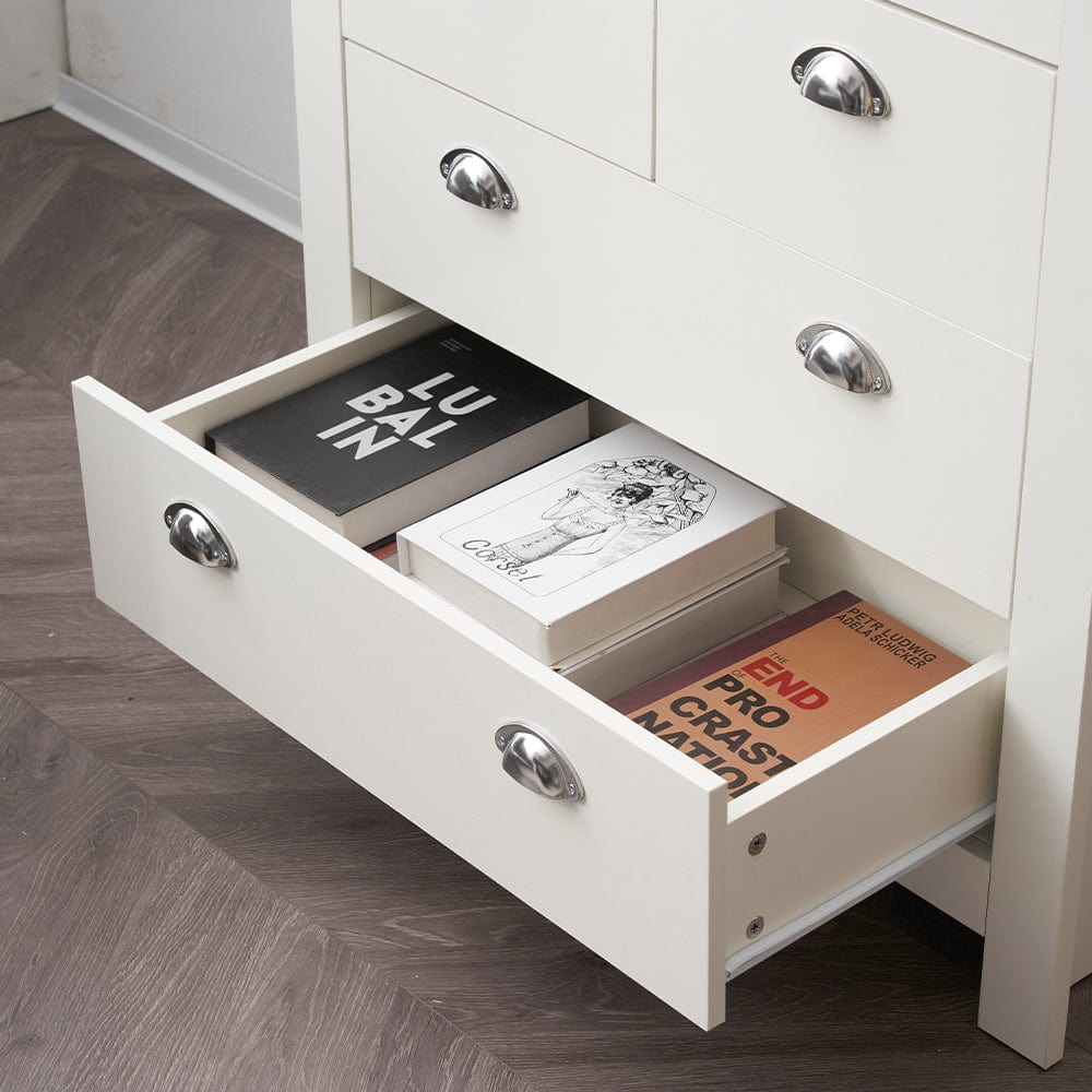 Heritage 2+2 Chest Of Drawers Storage Cabinet
