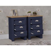 Heritage 4 Piece Bedroom Wardrobe Chest Set With Bedside Tables