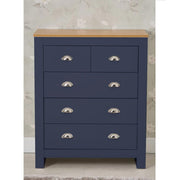Heritage 3+2 Chest Of Drawers Storage Cabinet