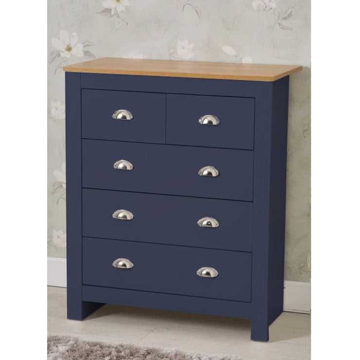 Heritage 4 Piece Bedroom Wardrobe Chest Set With Bedside Tables