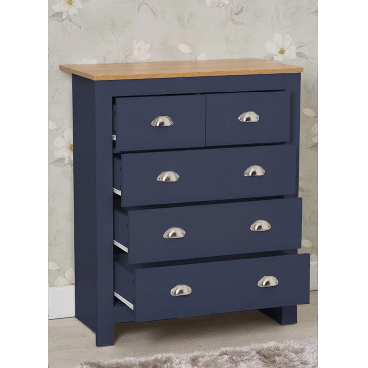 Heritage 4 Piece Bedroom Wardrobe Chest Set With Bedside Tables