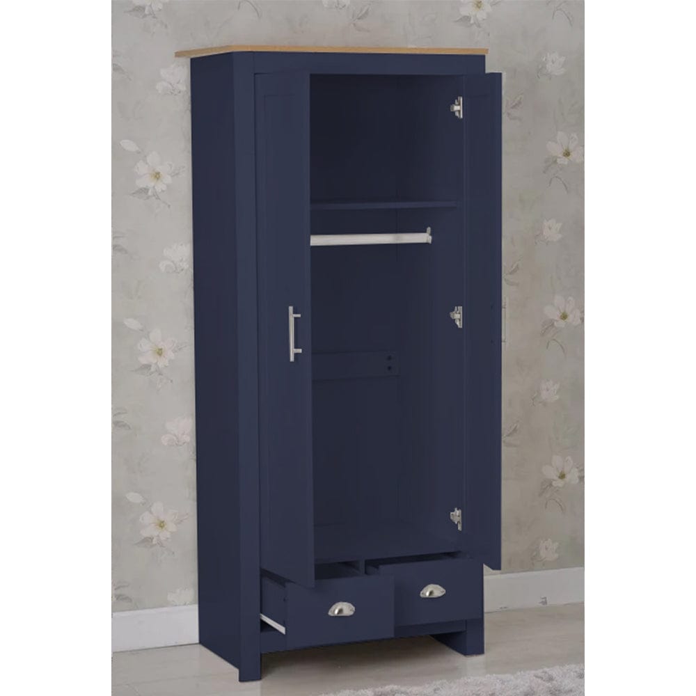 Heritage 2 Door 2 Drawer Wardrobe