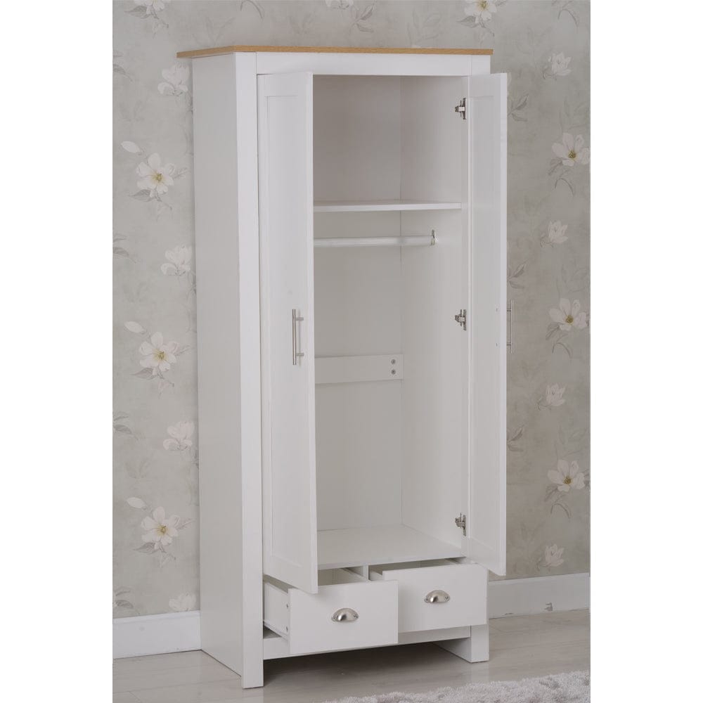 Heritage 2 Door 2 Drawer Wardrobe