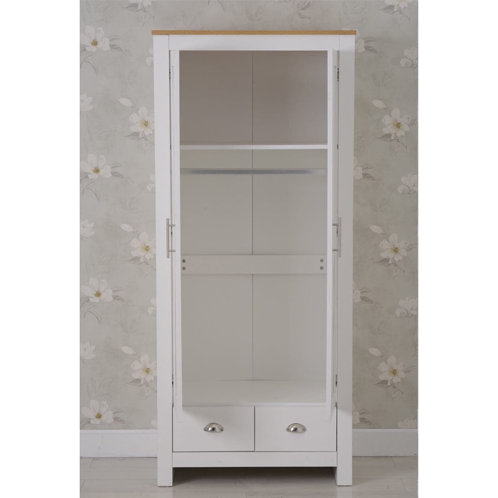 Heritage 2 Door 2 Drawer Wardrobe