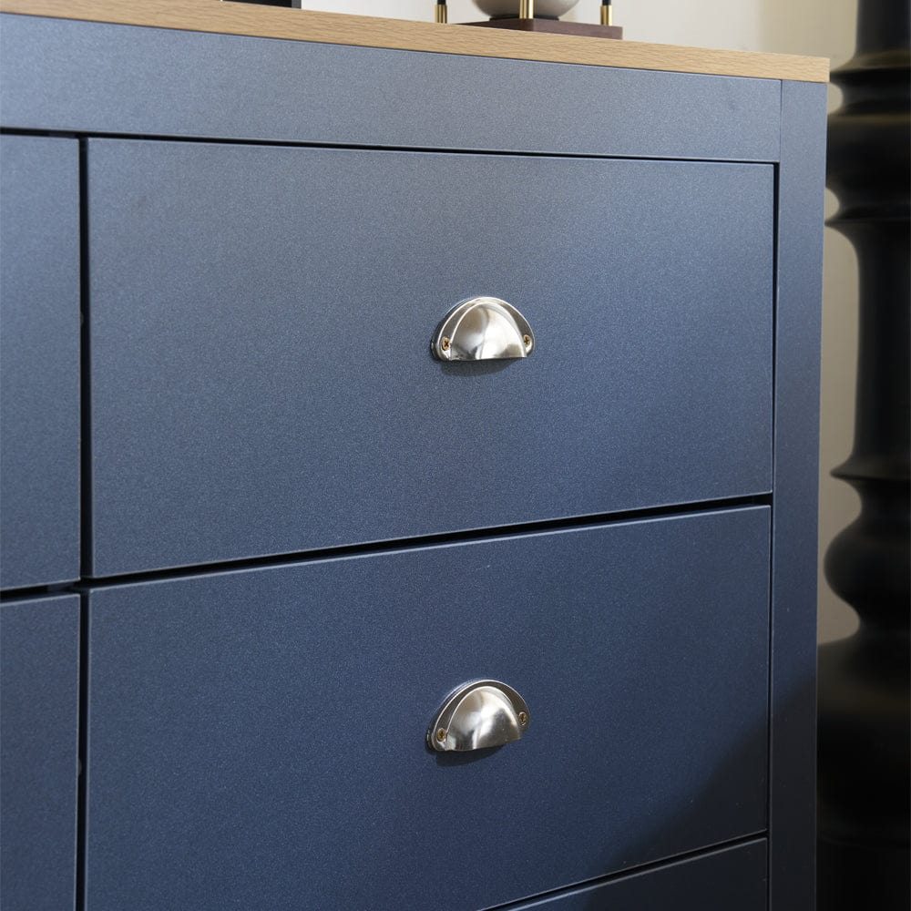 Heritage 6 Drawer Chest Bedroom Storage Cabinet