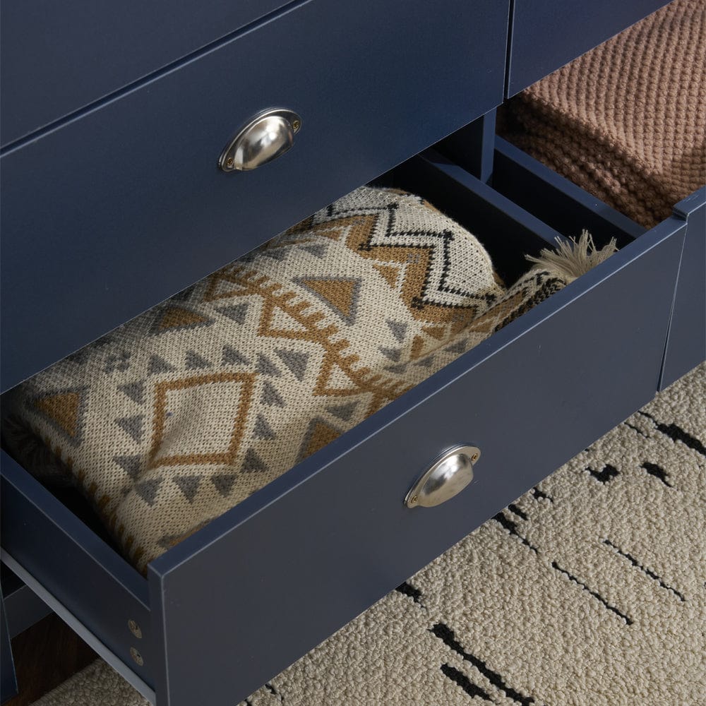 Heritage 6 Drawer Chest Bedroom Storage Cabinet