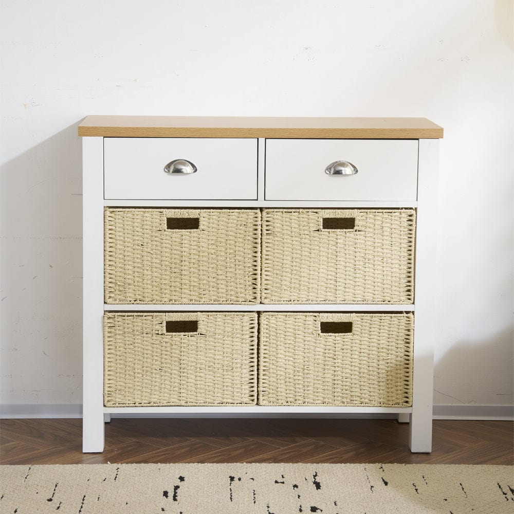 Heritage Hallway Console Table Sideboard With 2 Drawers