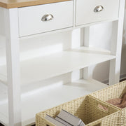 Heritage Hallway Console Table Sideboard With 2 Drawers