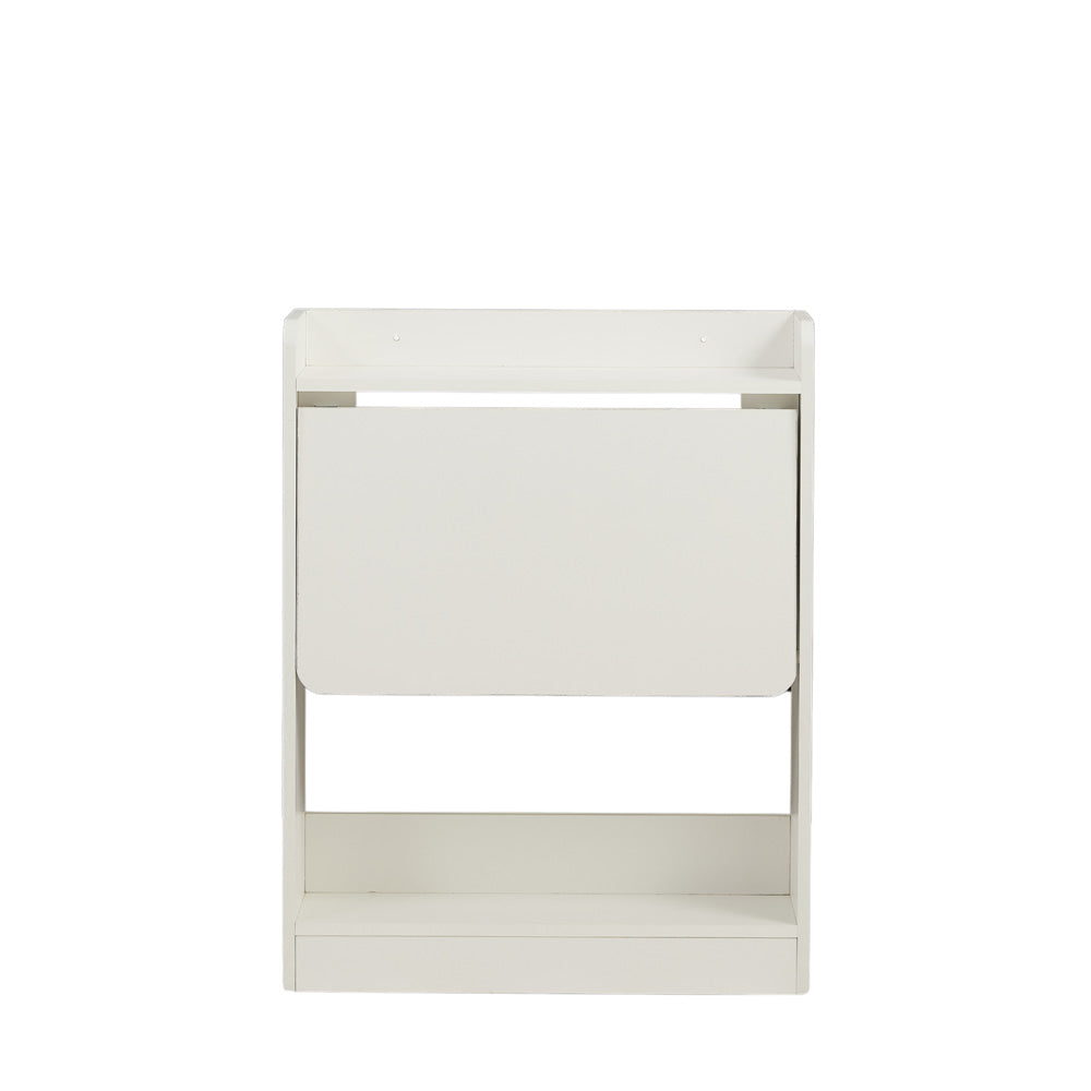 Heritage Modern White Foldable Side Desk Table