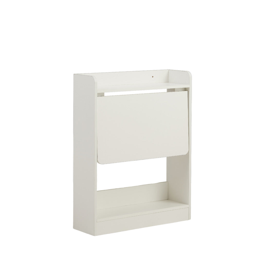 Heritage Modern White Foldable Side Desk Table