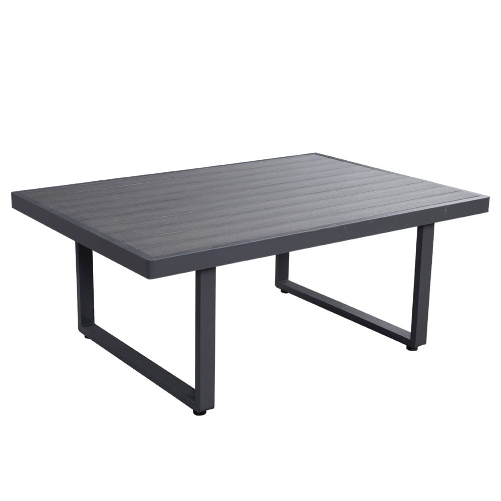 Hamburg Outdoor Modular Steel 4-Seater Garden Patio Sofa Set With Coffee Table